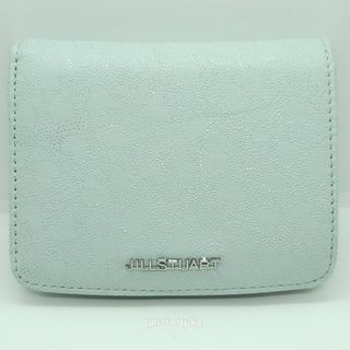 ジルスチュアート(JILLSTUART)のブルー ジルスチュアート 折り財布 ハート リーフ 新品 JILL STUART(財布)