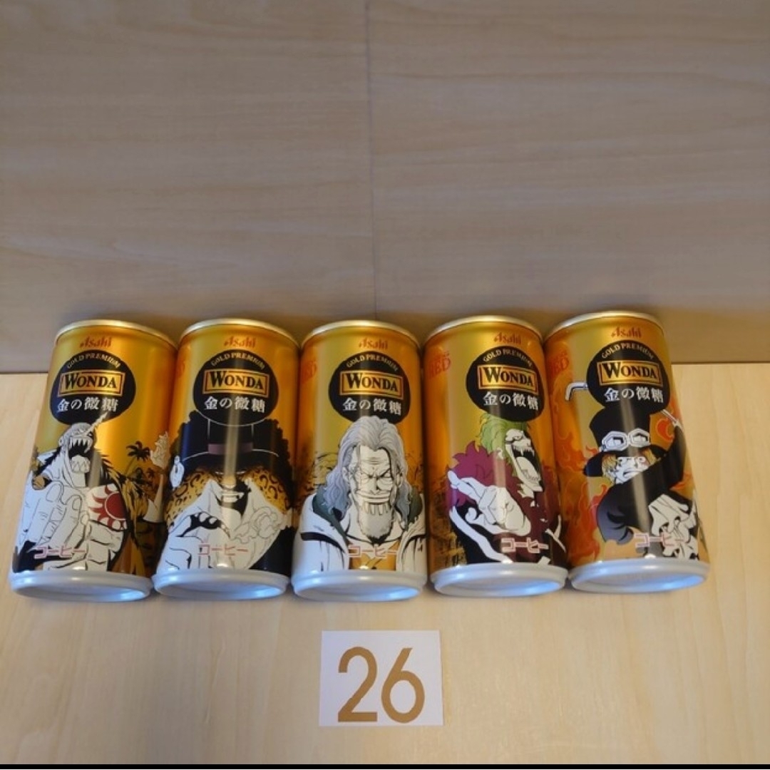 空缶(26)2022年 WONDA×ONE PIECE ワンダ ワンピース エンタメ/ホビーのアニメグッズ(その他)の商品写真