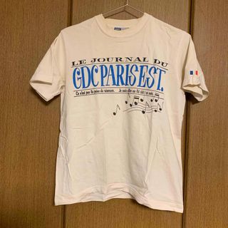 ジーディーシー(GDC)のGDC 半袖Tシャツ　白　ホワイト　XSサイズ　男女兼用　レディースMサイズ(Tシャツ(半袖/袖なし))