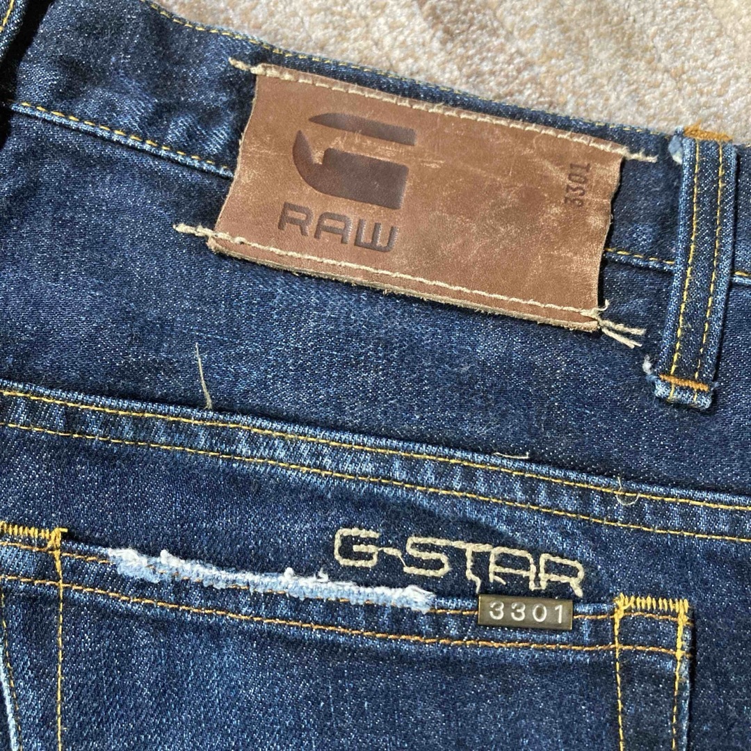 G-STAR RAW(ジースター)の【送料無料】G-STAR RAW ジースターロゥ　デニム　ジーンズ　3301 メンズのパンツ(デニム/ジーンズ)の商品写真