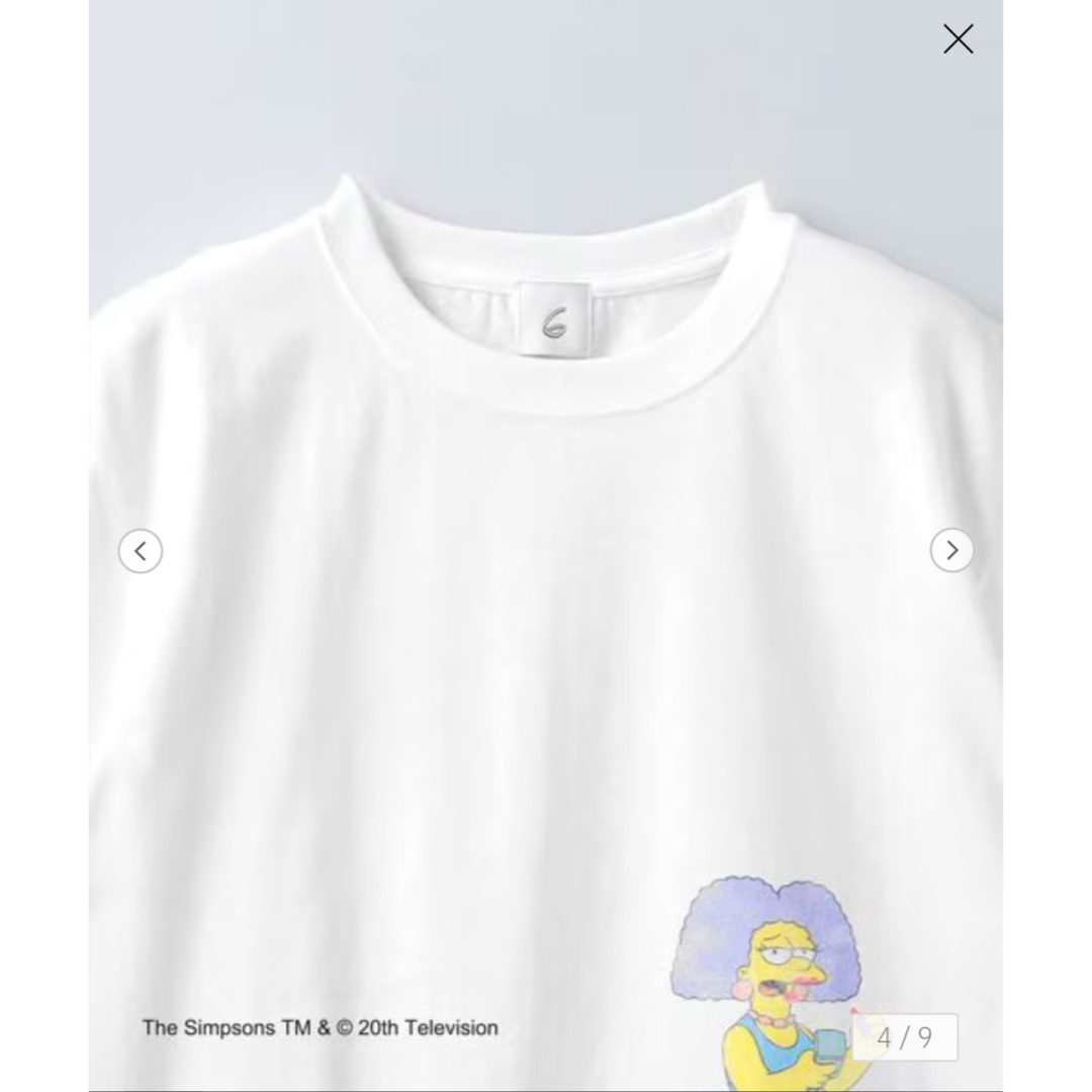 6 (ROKU)(ロク)の6 ROKU The Simpsons Selma Bourver セルマ レディースのトップス(Tシャツ(半袖/袖なし))の商品写真