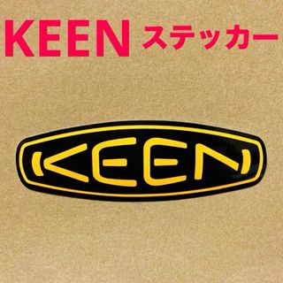 キーン(KEEN)のE 新品 KEEN ロゴステッカー 耐水 シール キーン ステッカー アウトドア(登山用品)