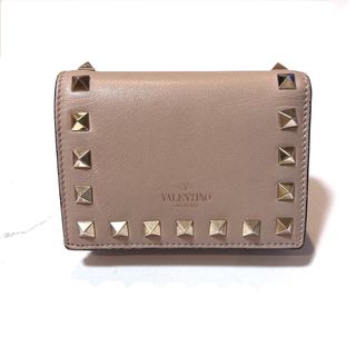 ヴァレンティノ(VALENTINO)のvalentino ヴァレンティノ 2つ折り財布 ロッグスタッズ(財布)