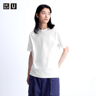 ユニクロ(UNIQLO)のUNIQLO クルーネックTシャツ(Tシャツ/カットソー(七分/長袖))