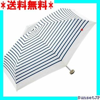 ☆おしゃれ☆ Wpc. 雨傘 ハート刺繍ボーダーmini 302-126 3(その他)