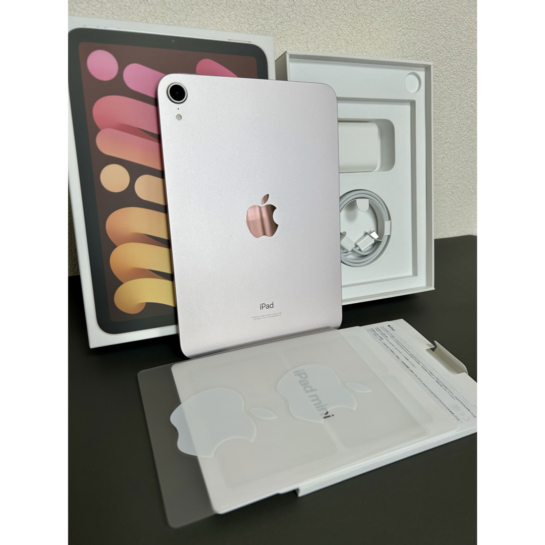 iPad(アイパッド)の【美品】iPad mini Wi-Fi 256GB ピンク YAMADA電気購入 スマホ/家電/カメラのPC/タブレット(タブレット)の商品写真