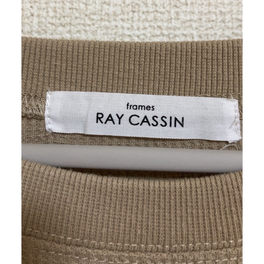 frames RAY CASSIN(フレームスレイカズン)の切り替えトップス　frames RAY CASSIN レディースのトップス(シャツ/ブラウス(半袖/袖なし))の商品写真