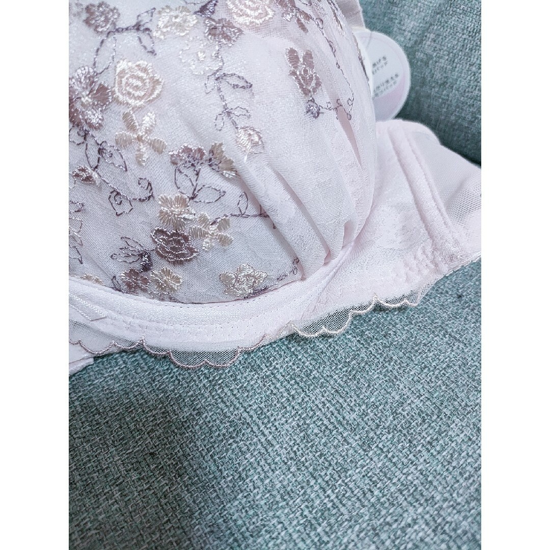 新品タグ付き♡ココランジェのブラセット♡ レディースの下着/アンダーウェア(ブラ&ショーツセット)の商品写真