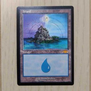 マジックザギャザリング(マジック：ザ・ギャザリング)のMTG グルランド 島 NM-相当 MP相当 2枚セット(シングルカード)