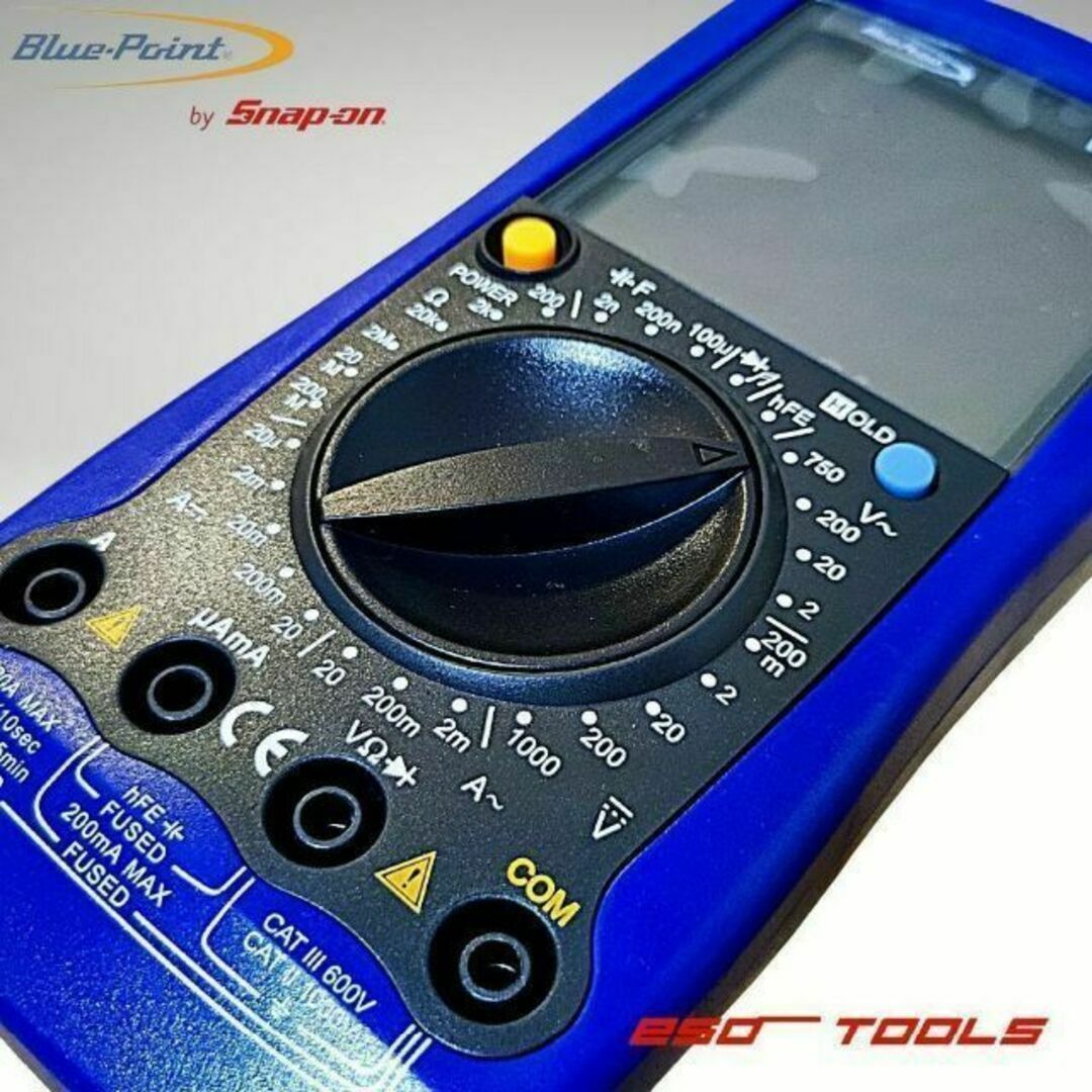 Blue-Point マニュアルレンジ マルチメーター テスター 修理 整備工具 自動車/バイクのバイク(工具)の商品写真