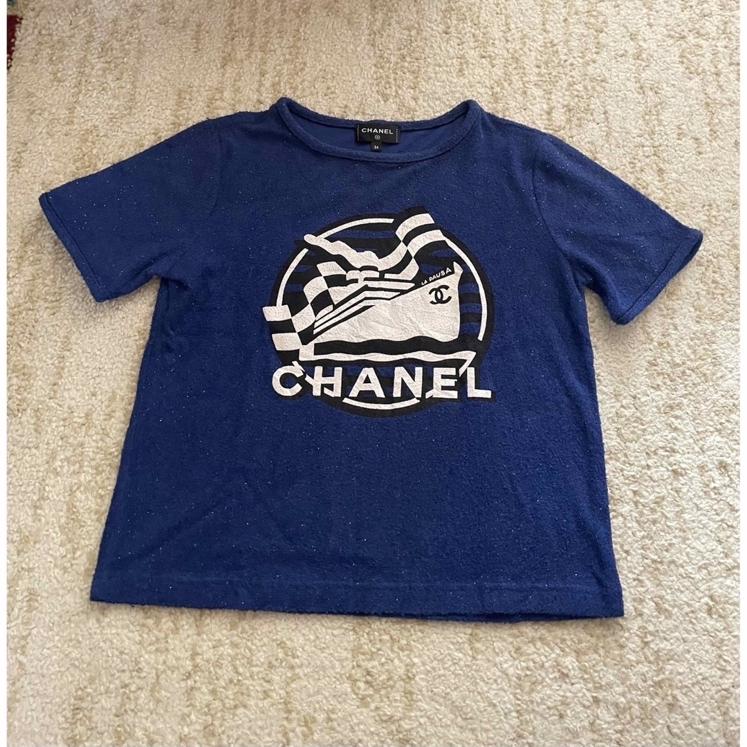 CHANEL(シャネル)のCHANEL シャネル　LA PAUSAシリーズ半袖 レディースのトップス(Tシャツ(半袖/袖なし))の商品写真