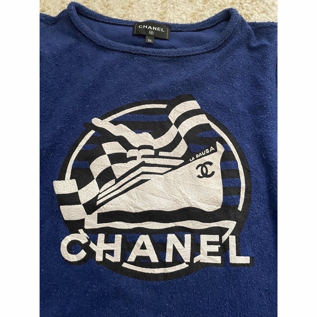 CHANEL(シャネル)のCHANEL シャネル　LA PAUSAシリーズ半袖 レディースのトップス(Tシャツ(半袖/袖なし))の商品写真