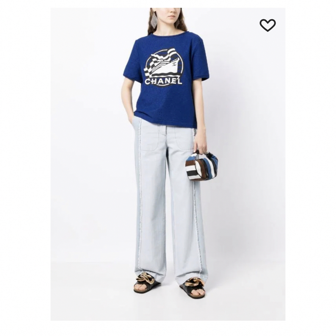 CHANEL(シャネル)のCHANEL シャネル　LA PAUSAシリーズ半袖 レディースのトップス(Tシャツ(半袖/袖なし))の商品写真