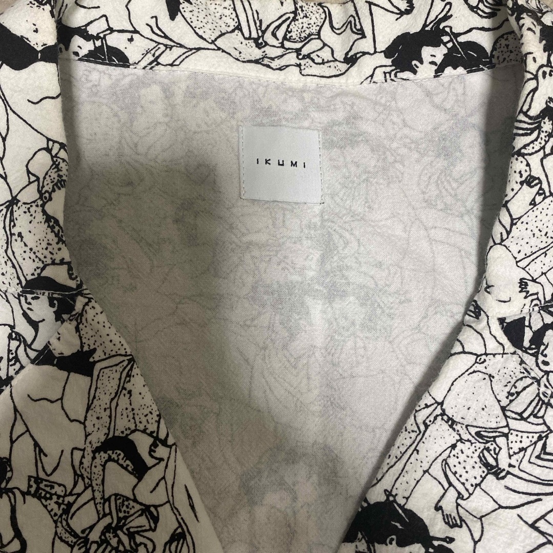 IKUMI - IKUMI 柄シャツの通販 by hihihirose's shop|イクミ IKUMI - IKUMI 柄シャツの通販 by hihihirose's shop|イクミ