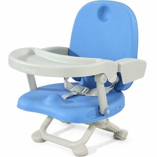 【色: ブルー】YOLEO ベビーチェア 赤ちゃん椅子 折り畳み 軽量 持ち運び(その他)