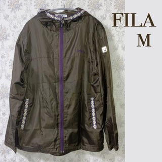 FILA - 【M】FILA フード付きナイロンジャケット