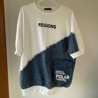 ゴージ(GORGE)のGORGE デニム　半袖トップス(Tシャツ(半袖/袖なし))