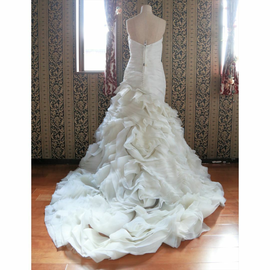 アルフレッドアンジェロ高級ウエディングドレス9号11号マーメイドライン レディースのフォーマル/ドレス(ウェディングドレス)の商品写真