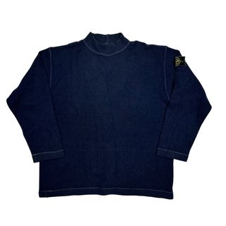 ストーンアイランド ニット/セーター(メンズ)(ブルー・ネイビー/青色 ストーンアイランド ニット/セーター(メンズ)(ブルー・ネイビー/青色