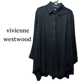 ヴィヴィアンウエストウッド(Vivienne Westwood)のvivienne westwood  オーバーサイズ コットン 長袖 シャツ(シャツ/ブラウス(長袖/七分))