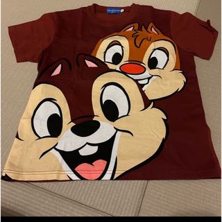 ディズニー(Disney)のディズニー　チップ　デール　ビッグフェイス　Tシャツ　150 ディズニーリゾート(その他)