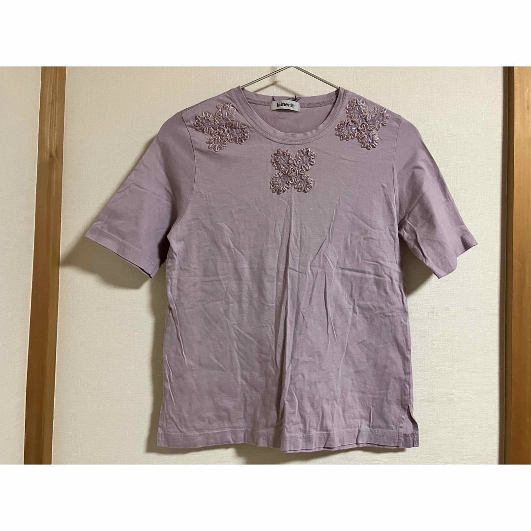 【紫系】半袖 Tシャツ 2点まとめ売り レディースのトップス(Tシャツ(半袖/袖なし))の商品写真