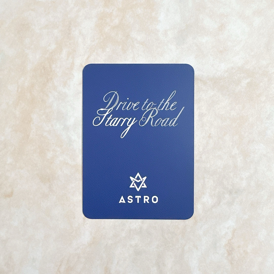 ASTRO(アストロ)のASTRO Drive to the Starry Roadトレカ チャウヌ エンタメ/ホビーのCD(K-POP/アジア)の商品写真