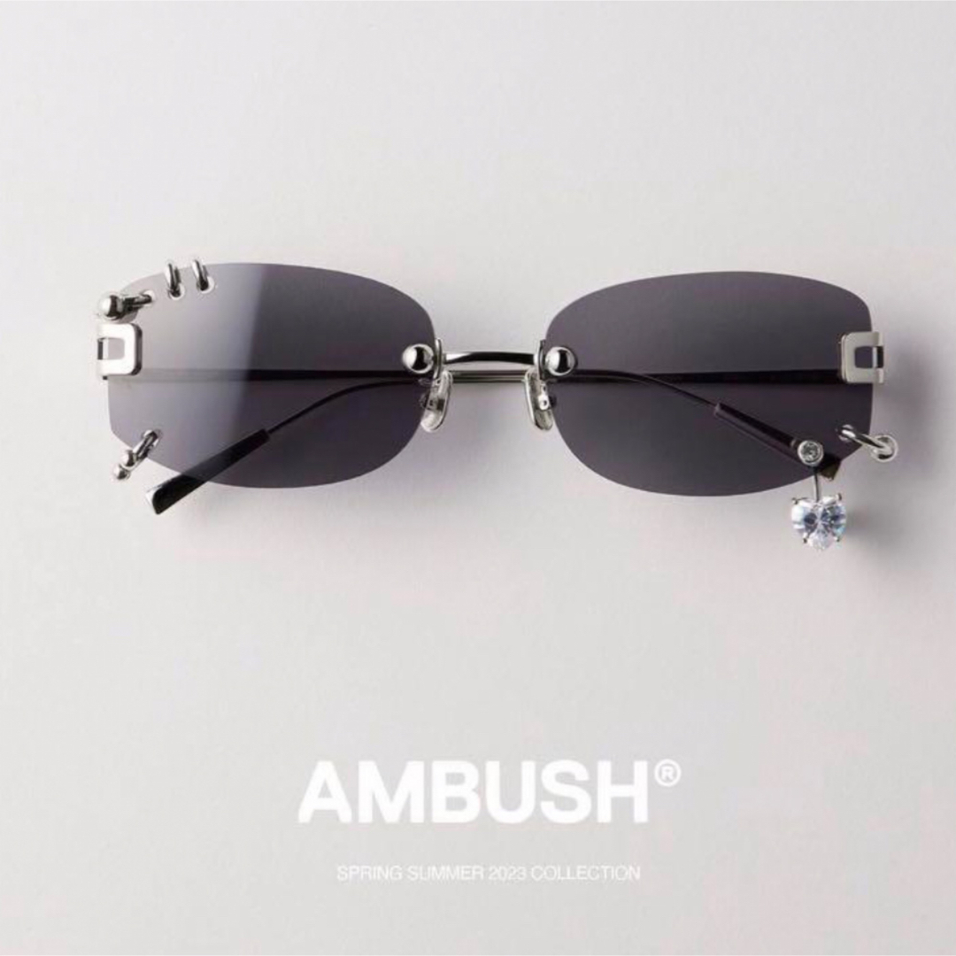 AMBUSH - AMBUSH ピアスサングラス ambush pierced sunglasseの AMBUSH - AMBUSH ピアスサングラス ambush pierced sunglasseの