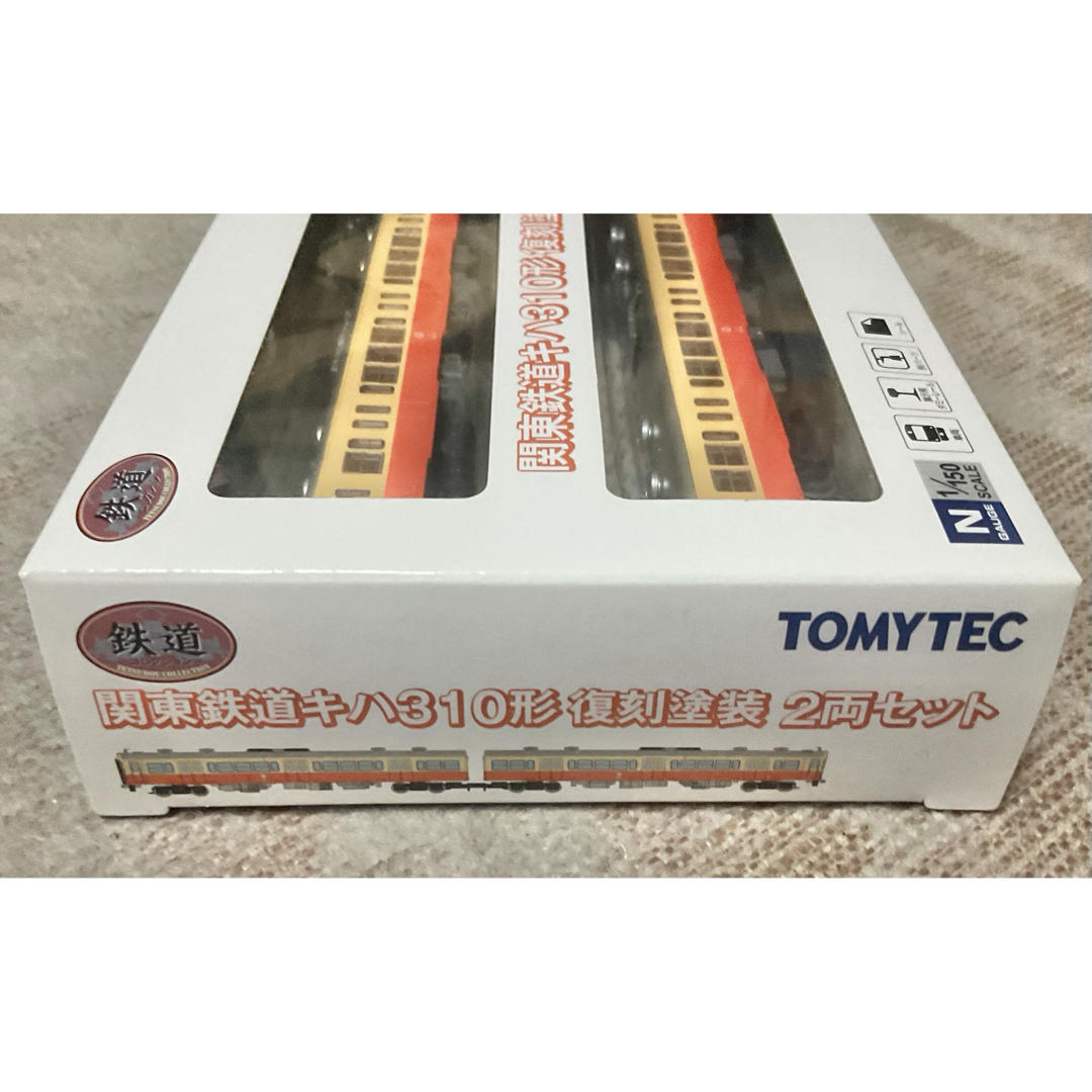 Tommy Tech(トミーテック)のトミーテック　Nゲージ　関東鉄道キハ310形復刻塗装　2両セット エンタメ/ホビーのおもちゃ/ぬいぐるみ(鉄道模型)の商品写真