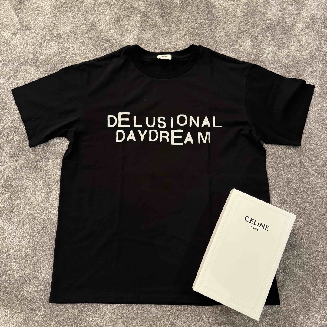 celine(セリーヌ)の新作セリーヌ　デイドリーム Tシャツコットン ブラックホワイト メンズのトップス(Tシャツ/カットソー(半袖/袖なし))の商品写真
