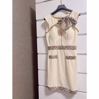 アン(an)の👗an：新品 チェックスカーフタイトミニドレス(ナイトドレス)