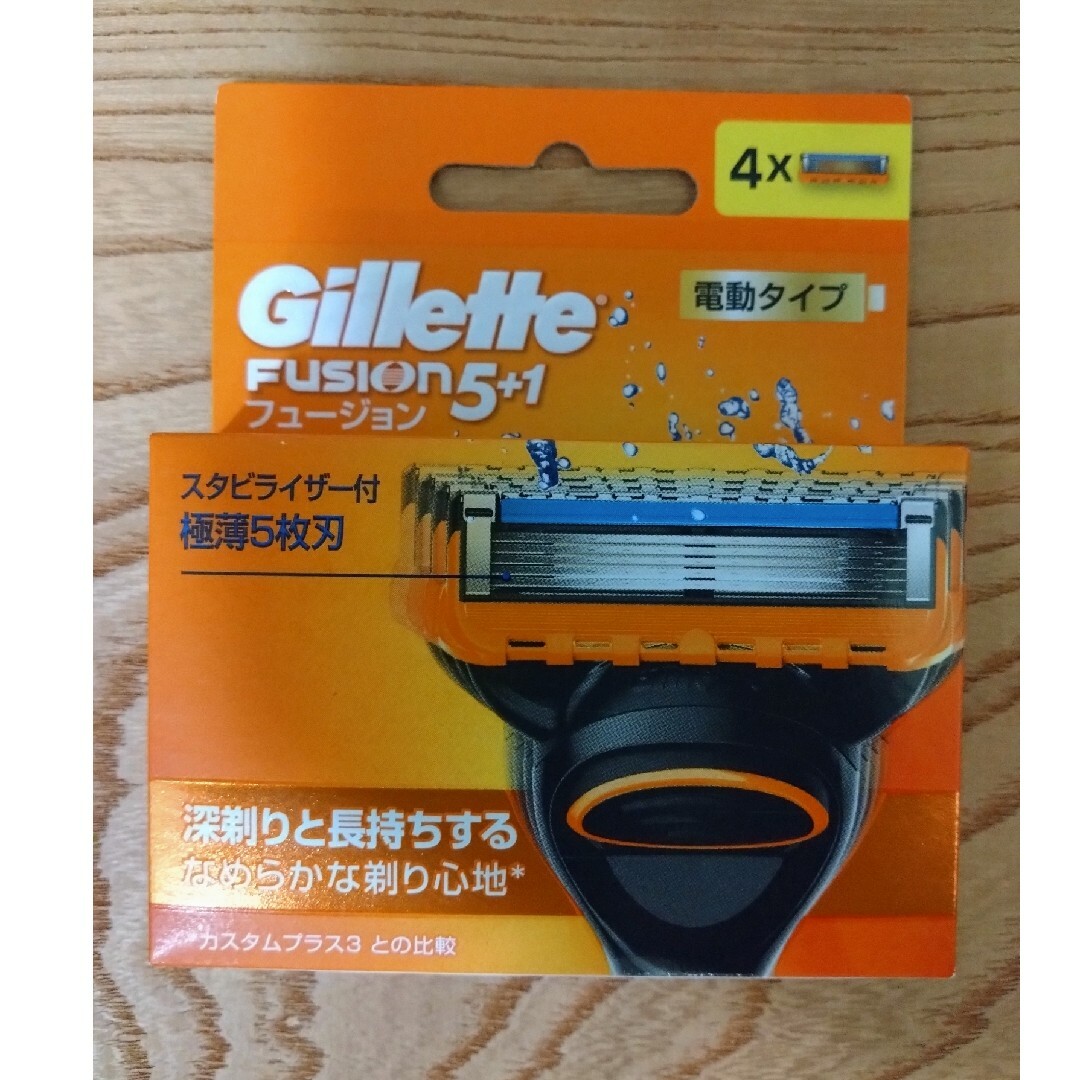 Gillette(ジレット)の【箱無し】ジレット フュージョン 5＋1 電動タイプ 替刃4個入 新品未使用 コスメ/美容のボディケア(その他)の商品写真