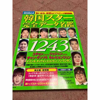 韓国スタ－完全デ－タ名鑑(2015年版)です。(アート/エンタメ)