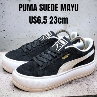 プーマ(PUMA)のPUMA プーマ スエード マユ 23cm ブラック 厚底スニーカー(スニーカー)