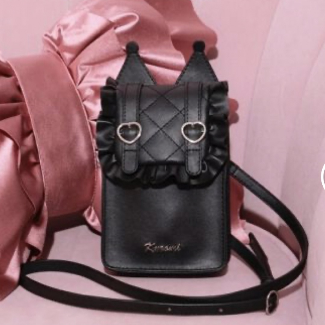 Maison de FLEUR(メゾンドフルール)のノエミー クロミ 耳付きスマホショルダー レディースのバッグ(ショルダーバッグ)の商品写真