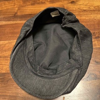 デニム生地　ベレー帽(ハンチング/ベレー帽)