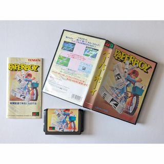 セガ(SEGA)のメガドライブ ペーパーボーイ　Mega Drive MD Paper Boy(家庭用ゲームソフト)