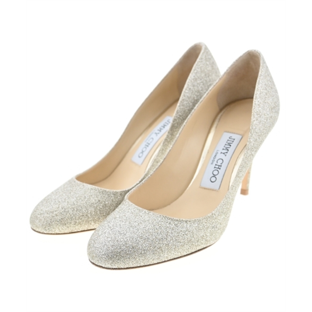 JIMMY CHOO(ジミーチュウ)のJIMMY CHOO パンプス EU35(21.5cm位) ゴールド(ラメ) 【古着】【中古】 レディースの靴/シューズ(ハイヒール/パンプス)の商品写真