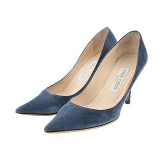 ジミーチュウ(JIMMY CHOO)のJIMMY CHOO ジミーチュー パンプス EU36(22.5cm位) 紺 【古着】【中古】(ハイヒール/パンプス)