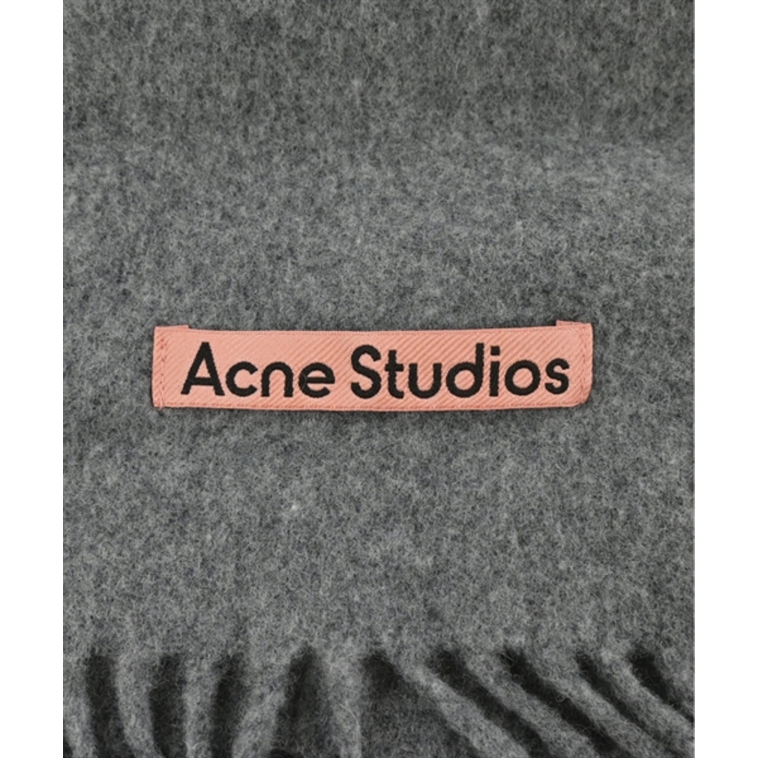 Acne Studios(アクネストゥディオズ)のAcne Studios アクネストゥディオズ マフラー - グレー 【古着】【中古】 メンズのファッション小物(マフラー)の商品写真