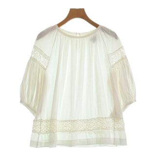 トリココムデギャルソン(tricot COMME des GARCONS)のtricot COMME des GARCONS Tシャツ・カットソー S 白 【古着】【中古】(カットソー(半袖/袖なし))