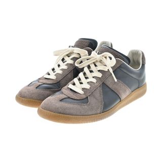 Maison Margiela スニーカー EU37(23.5cm位) 茶x黒 【古着】【中古】(スニーカー)