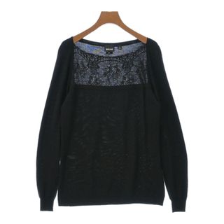 ジャストカヴァリ(Just Cavalli)のJUST cavalli ジャストカバリ ニット・セーター M 黒 【古着】【中古】(ニット/セーター)