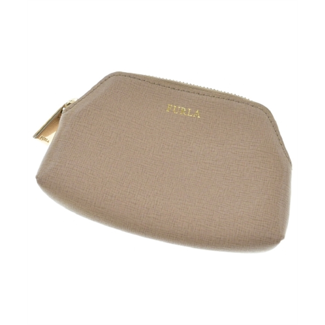 Furla(フルラ)のFURLA フルラ ポーチ - ベージュ 【古着】【中古】 レディースのファッション小物(ポーチ)の商品写真