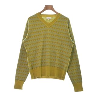 Paul Smith - Paul Smith ポールスミス ニット・セーター L カーキx緑(総柄) 【古着】【中古】