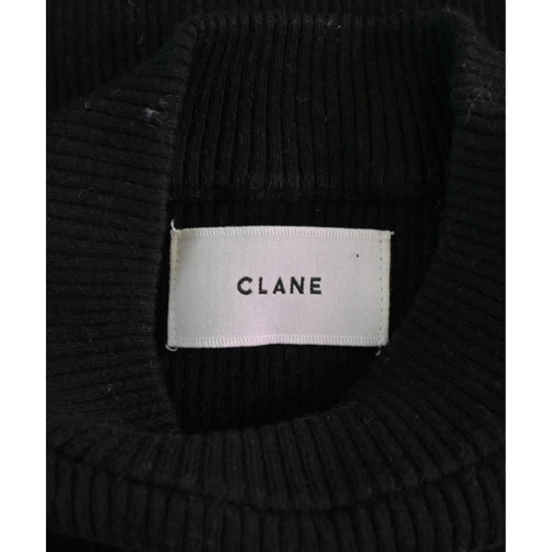 CLANE(クラネ)のCLANE クラネ ニット・セーター -(XS位) 黒 【古着】【中古】 レディースのトップス(ニット/セーター)の商品写真