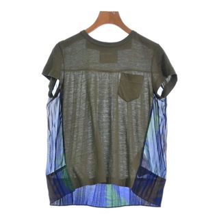 sacai - sacai サカイ Tシャツ・カットソー 1(S位) カーキx青等 【古着】【中古】