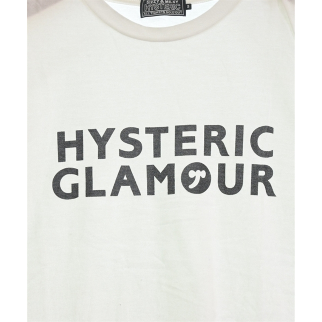 HYSTERIC GLAMOUR(ヒステリックグラマー)のHYSTERIC GLAMOUR Tシャツ・カットソー S 白 【古着】【中古】 メンズのトップス(Tシャツ/カットソー(半袖/袖なし))の商品写真