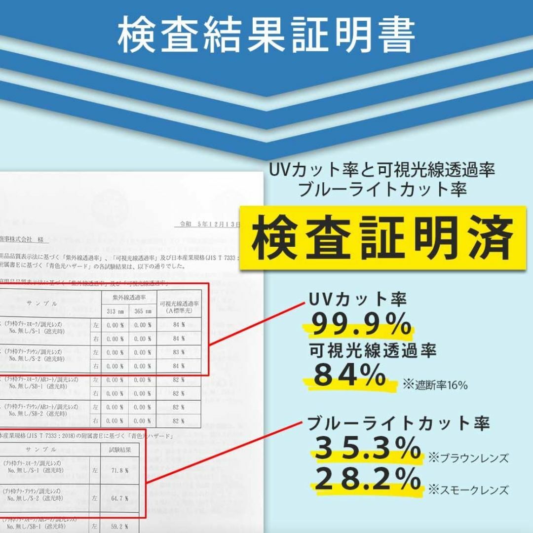 【色: ボストン型　黒】BAYU STORE 調光 サングラス オシャレ レディ レディースのファッション小物(その他)の商品写真