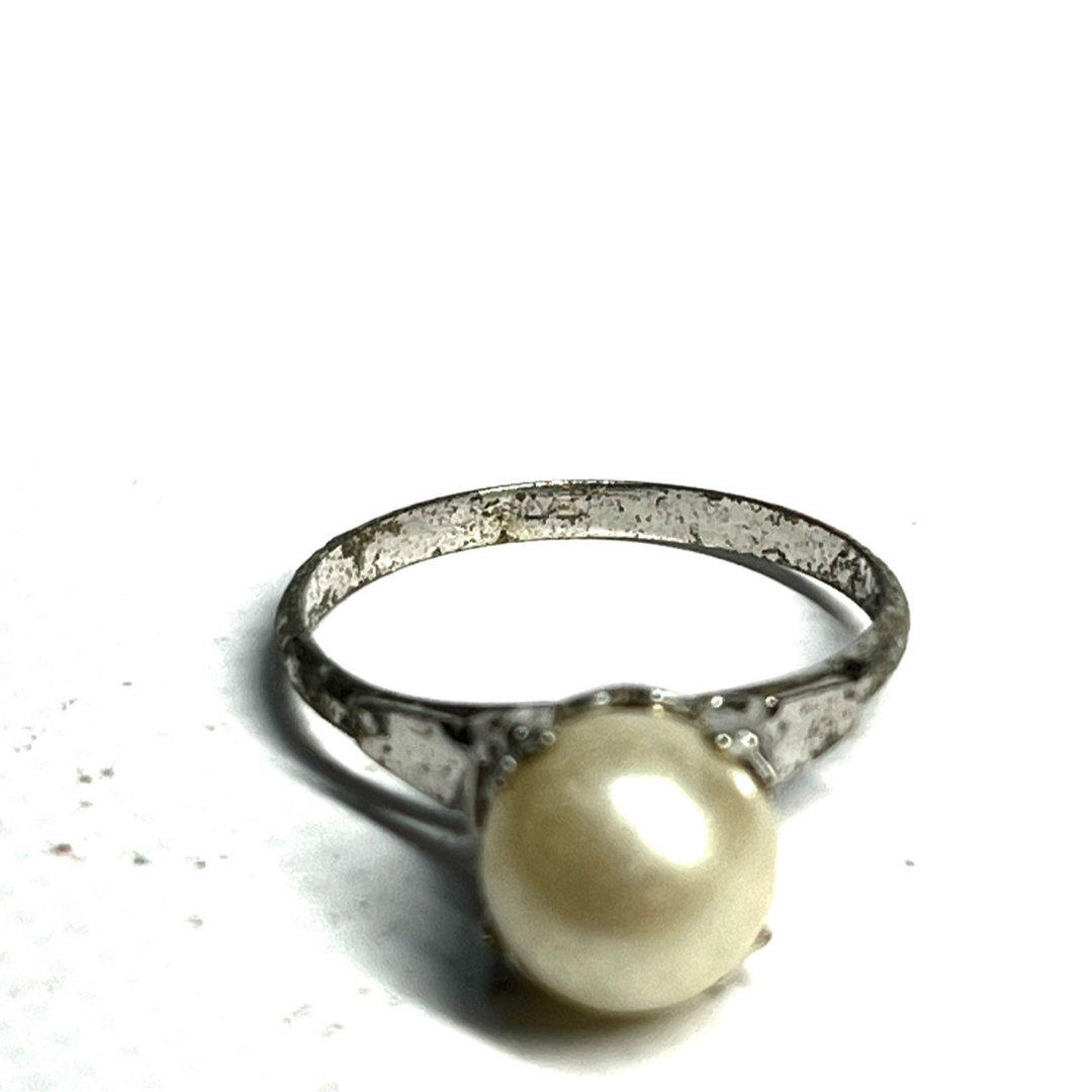 オパール　リング　真珠　指輪　鑑定済み　刻印有り レディースのアクセサリー(リング(指輪))の商品写真